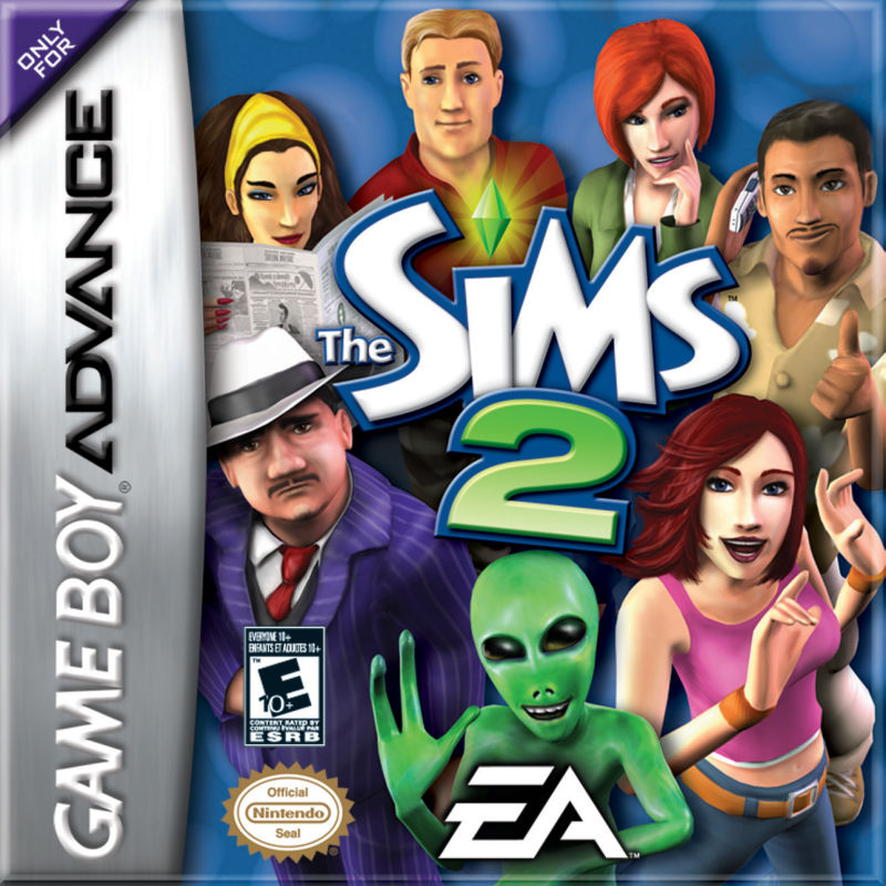 Front cover of The Sims 2 for Game Boy Advance