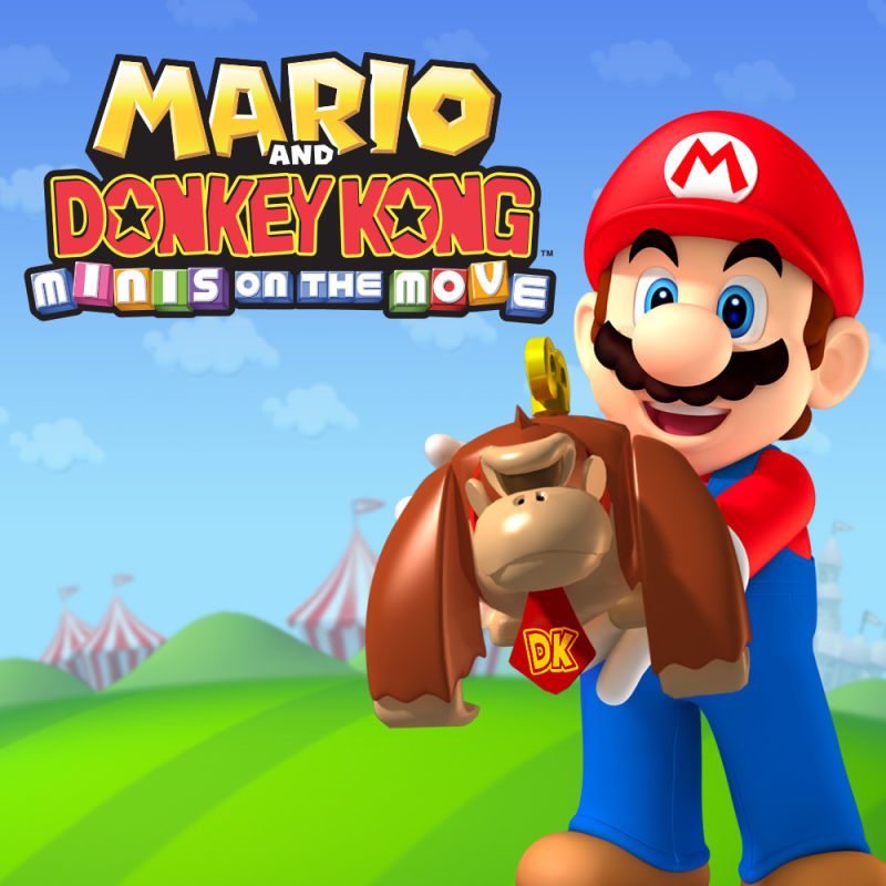 Front cover of Mario and Donkey Kong: Minis on the Move for 3DS