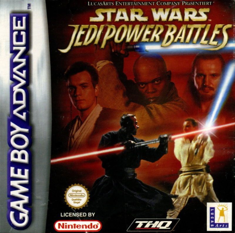 Front cover of Star Wars: Jedi Power Battles for Game Boy Advance