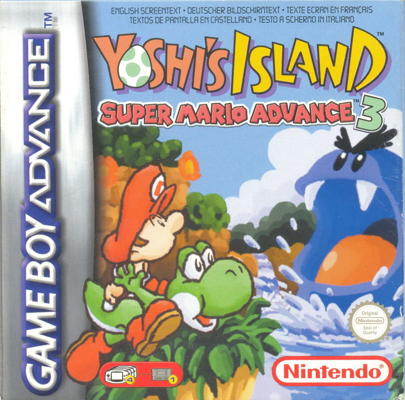 Front cover of Yoshi's Island: Super Mario Advance 3 for Game Boy Advance