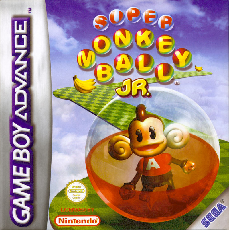 Front cover of Super Monkey Ball Jr. for Game Boy Advance