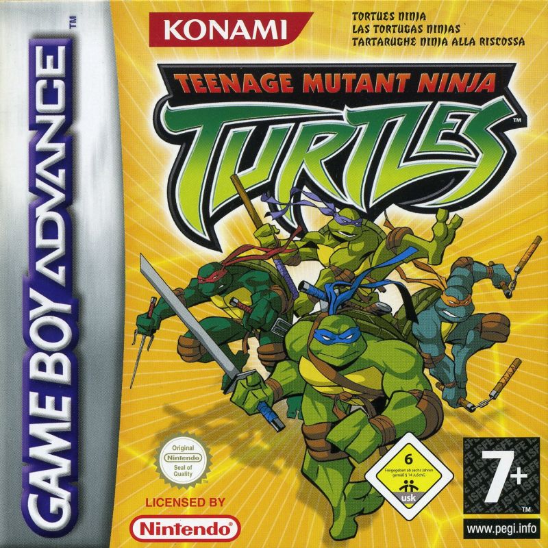 Front cover of Teenage Mutant Ninja Turtles for Game Boy Advance