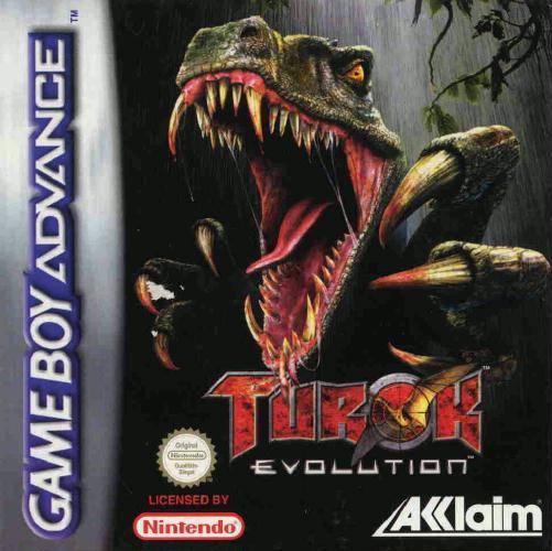 Front cover of Turok: Evolution for Game Boy Advance