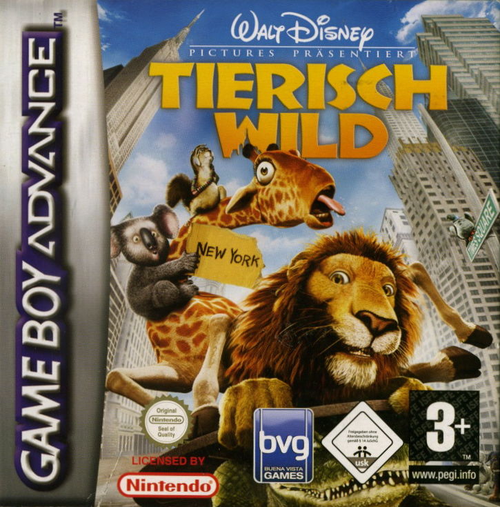 Front cover of The Wild for Game Boy Advance