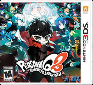 Front cover of Persona Q2: New Cinema Labyrinth for 3DS