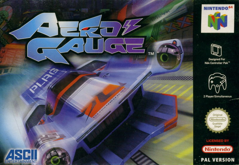 Front cover of AeroGauge for Nintendo 64