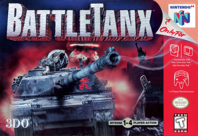 Front cover of BattleTanx for Nintendo 64