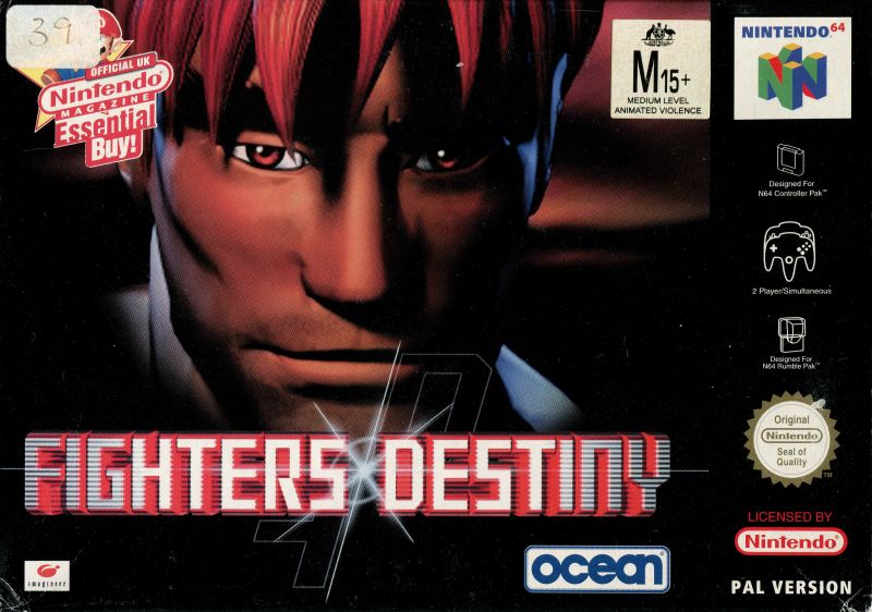 Front cover of Fighters Destiny for Nintendo 64