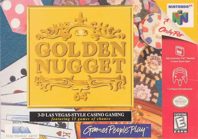 Front cover of Golden Nugget 64 for Nintendo 64