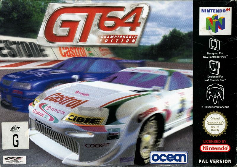 Front cover of GT 64: Championship Edition for Nintendo 64