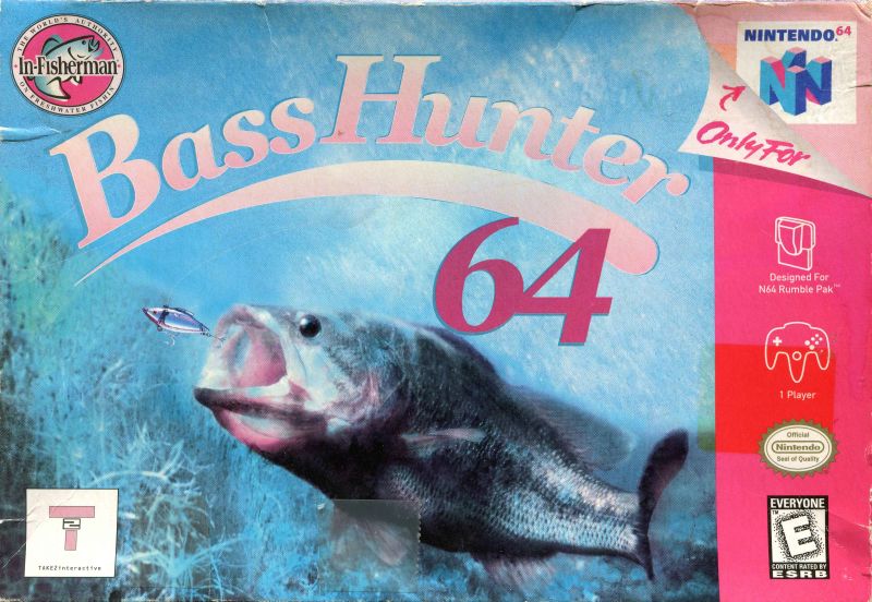 Front cover of In-Fisherman Bass Hunter 64 for Nintendo 64