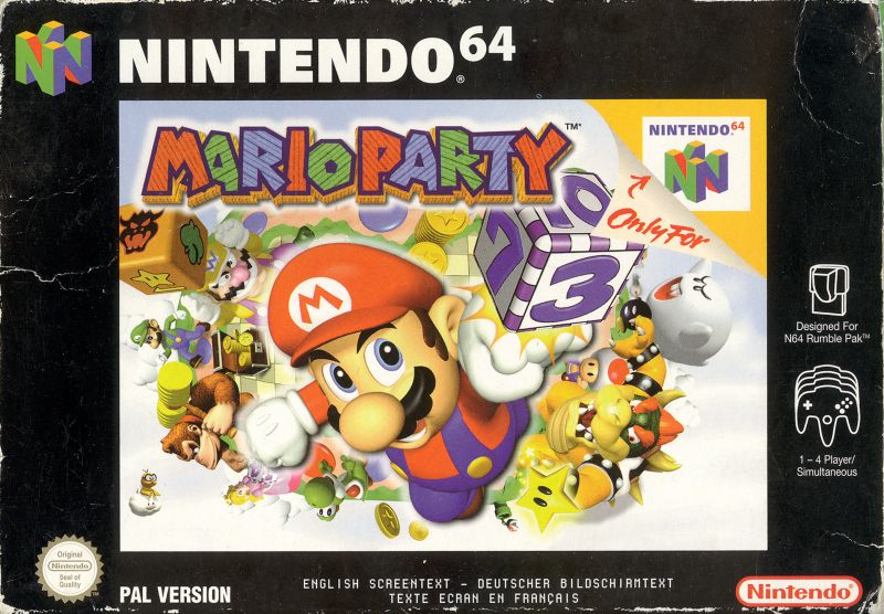 Front cover of Mario Party for Nintendo 64