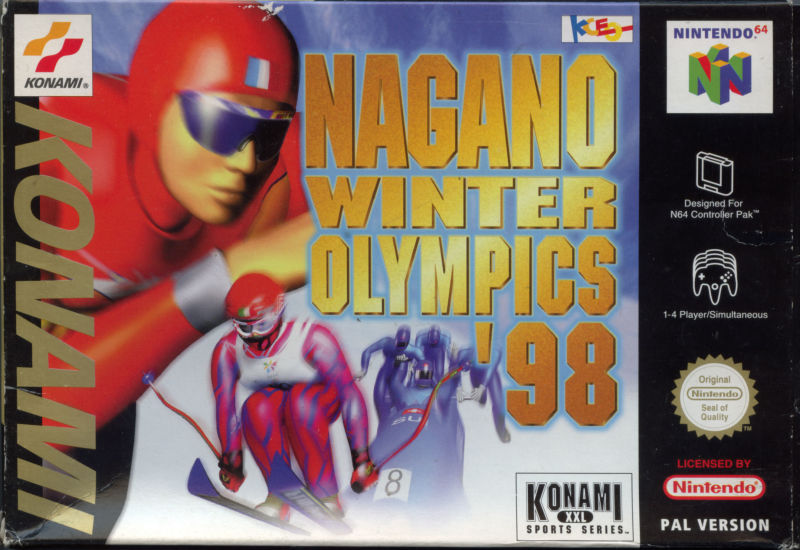 Front cover of Nagano Winter Olympics '98 for Nintendo 64