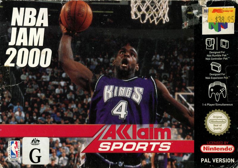 Front cover of NBA Jam 2000 for Nintendo 64