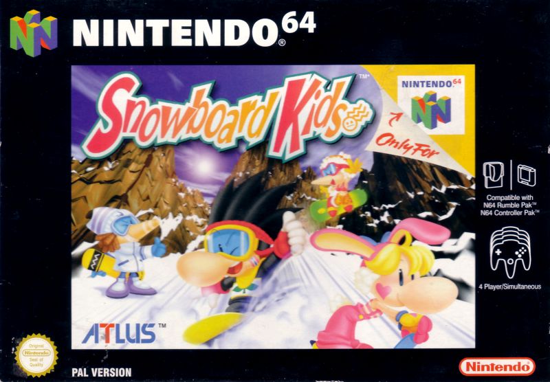 Front cover of Snowboard Kids for Nintendo 64