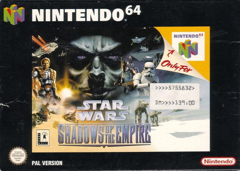 Front cover of Star Wars: Shadows of the Empire for Nintendo 64