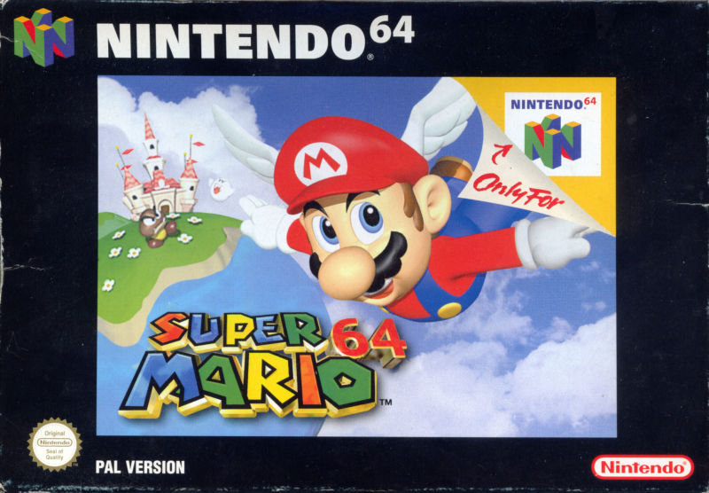 Front cover of Super Mario 64 for Nintendo 64