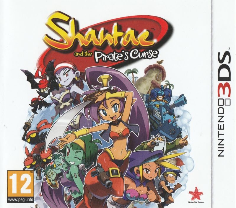 Front cover of Shantae and the Pirate's Curse for 3DS