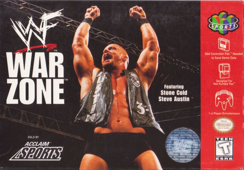 Front cover of WWF War Zone for Nintendo 64