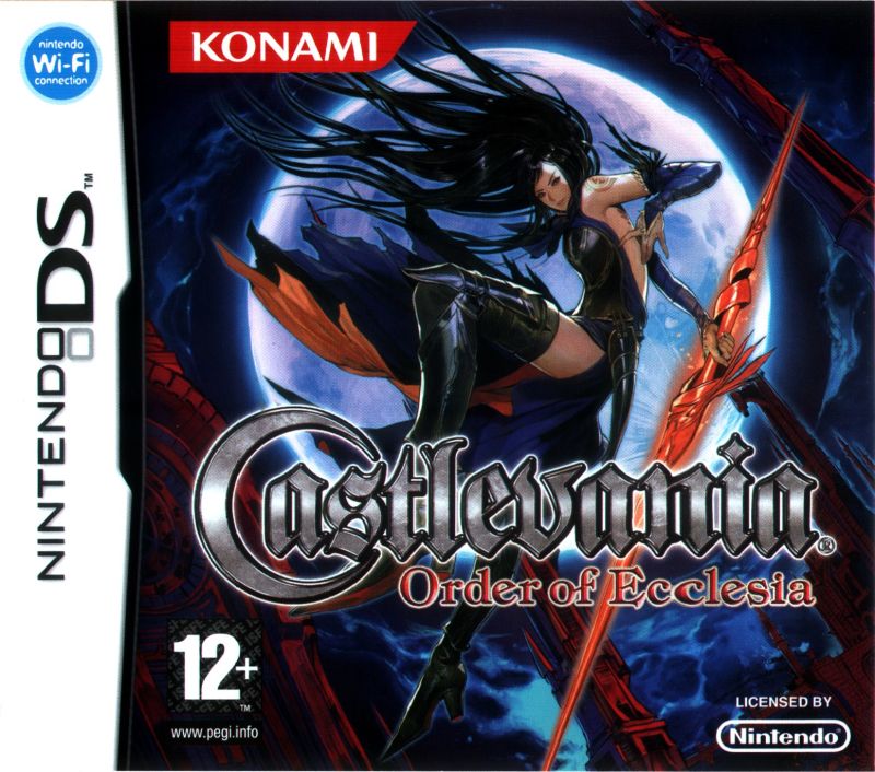 Front cover of Castlevania: Order of Ecclesia for DS