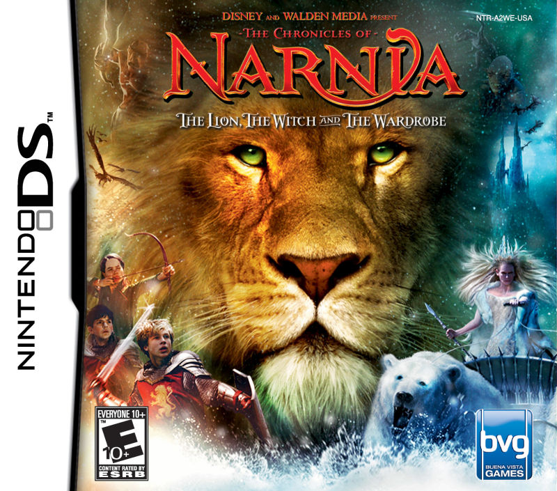 Front cover of The Chronicles of Narnia: The Lion, the Witch and the Wardrobe for DS