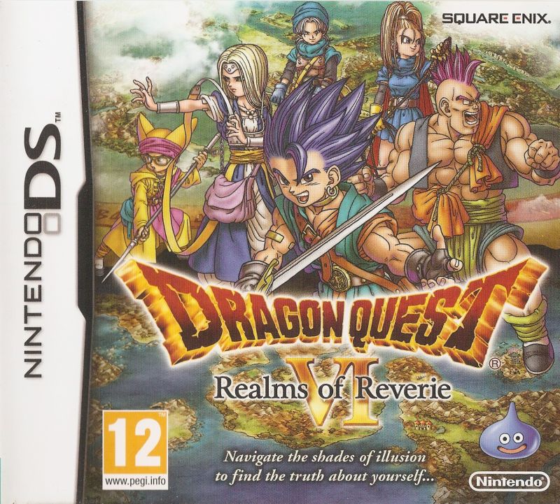 Front cover of Dragon Quest VI: Realms of Revelation for DS