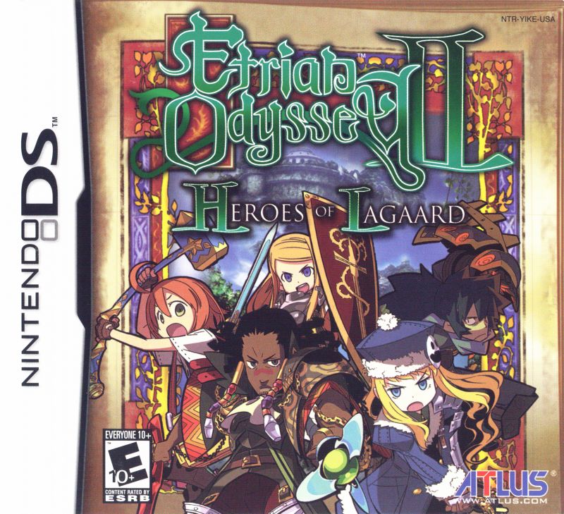 Front cover of Etrian Odyssey II: Heroes of Lagaard for DS