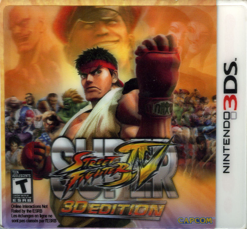 Front cover of Super Street Fighter IV for 3DS