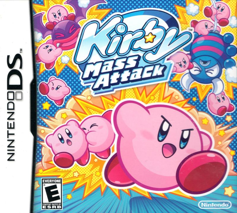 Front cover of Kirby: Mass Attack for DS