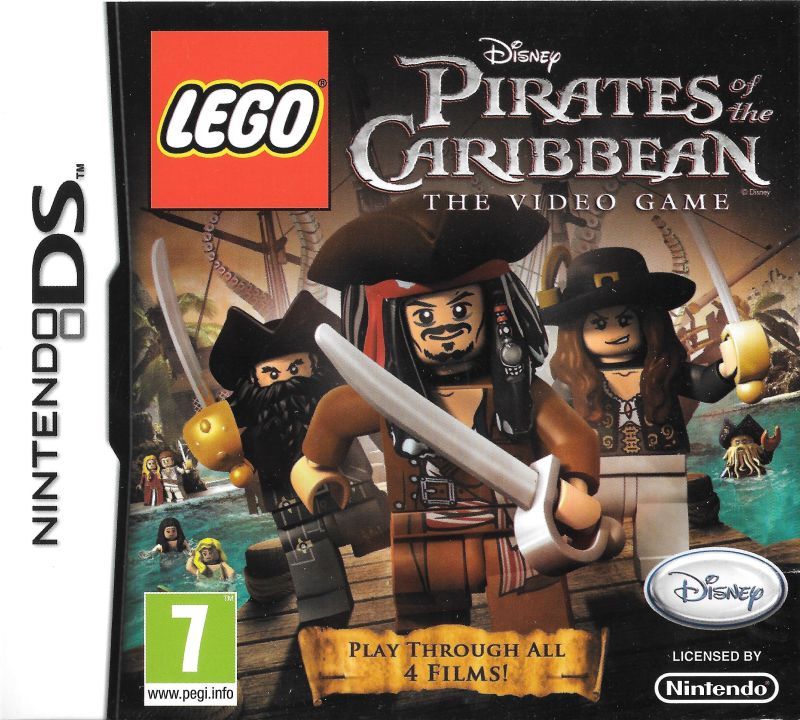 Front cover of LEGO Pirates of the Caribbean: The Video Game for DS