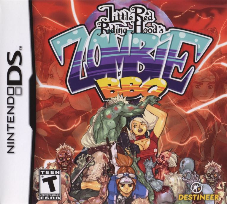 Front cover of Little Red Riding Hood's Zombie BBQ for DS