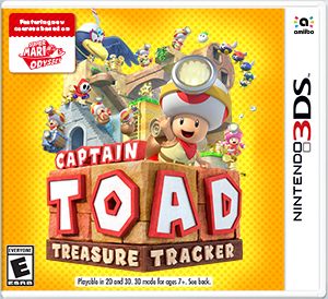 Front cover of Captain Toad: Treasure Tracker for 3DS