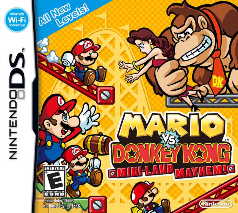 Front cover of Mario vs. Donkey Kong: Mini-Land Mayhem! for DS