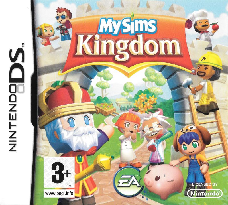 Front cover of MySims: Kingdom for DS