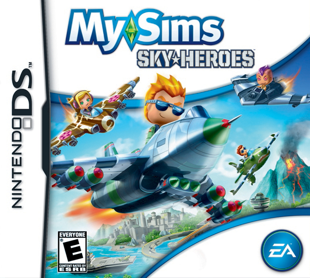 Front cover of MySims: SkyHeroes for DS