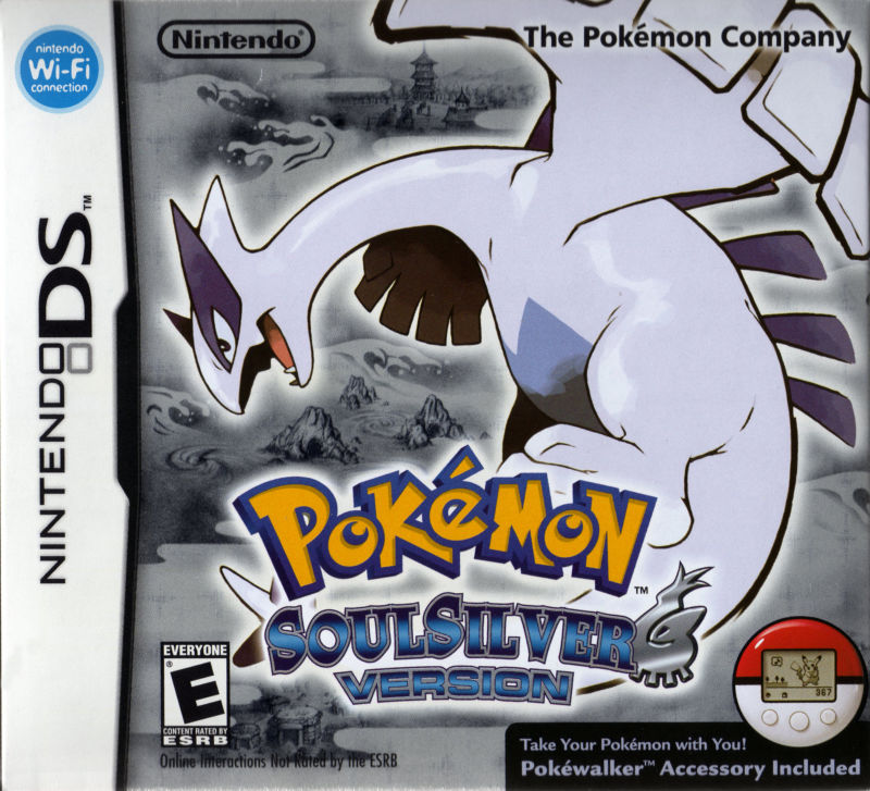 Front cover of Pokémon SoulSilver Version for DS