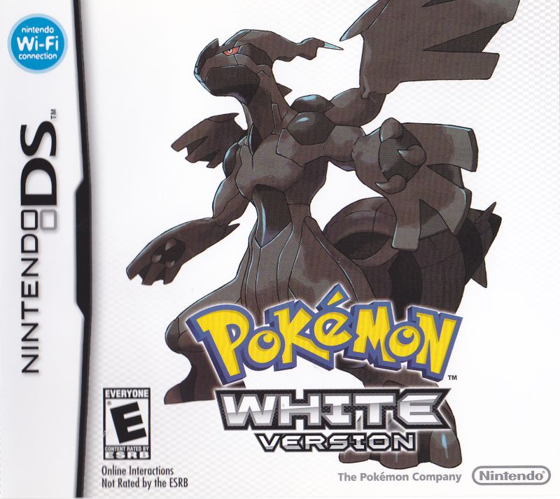 Front cover of Pokémon White Version for DS