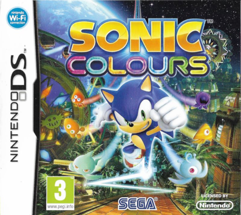 Front cover of Sonic: Colors for DS