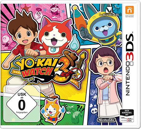 Front cover of Yo-kai Watch 3 for 3DS