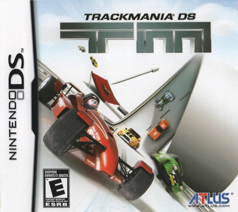 Front cover of TrackMania DS for DS