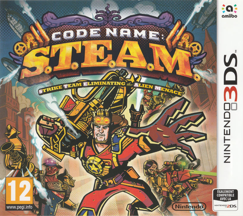 Front cover of Code Name: S.T.E.A.M. for 3DS