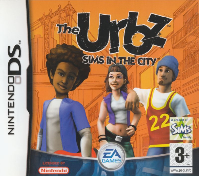 Front cover of The Urbz: Sims in the City for DS