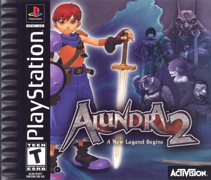 Front cover of Alundra 2: A New Legend Begins for PlayStation