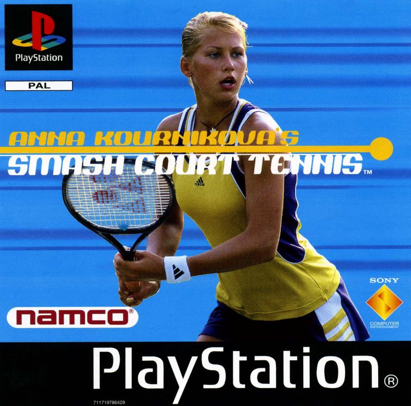 Front cover of Anna Kournikova's Smash Court Tennis for PlayStation