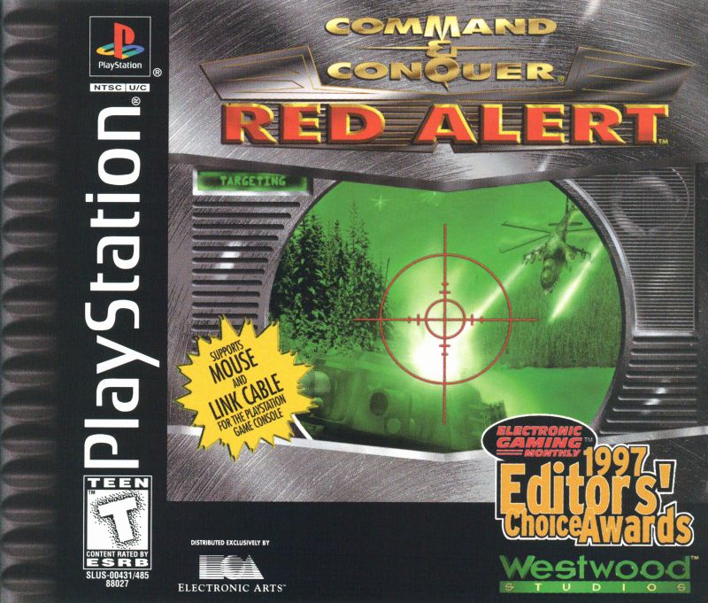 Front cover of Command & Conquer: Red Alert for PlayStation