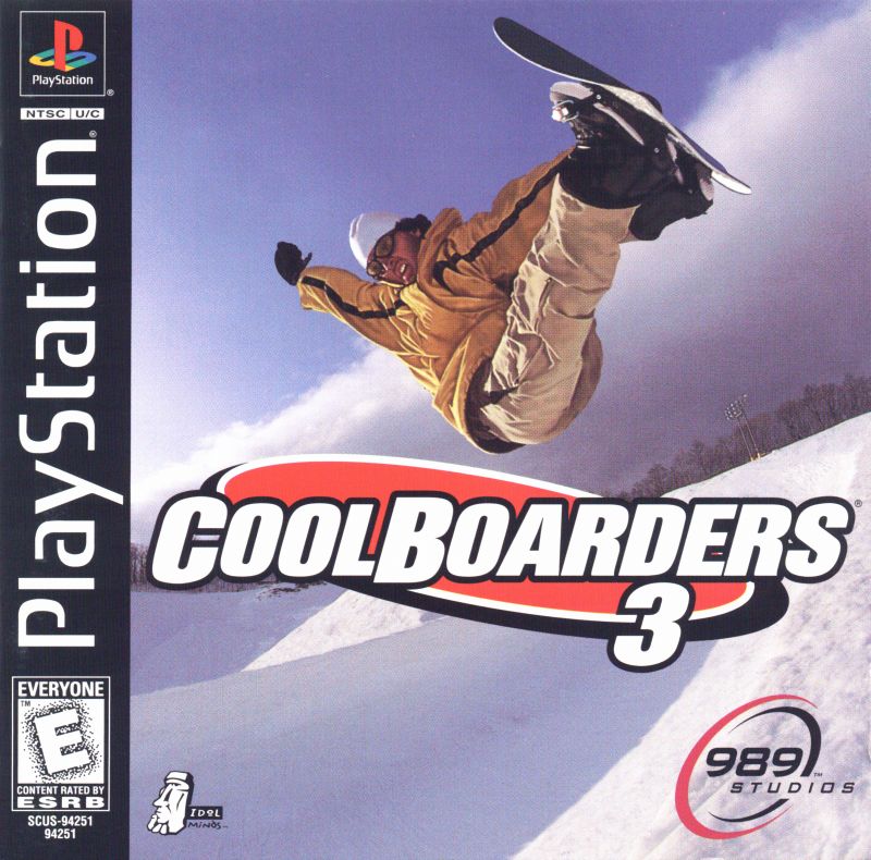 Front cover of Cool Boarders 3 for PlayStation