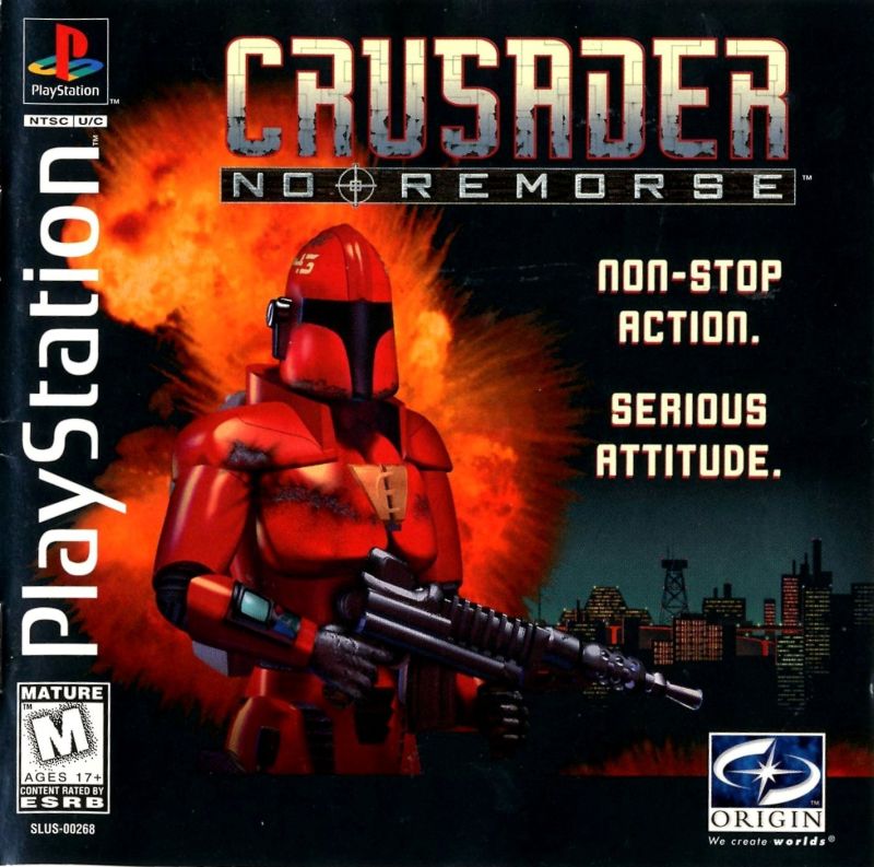 Front cover of Crusader: No Remorse for PlayStation