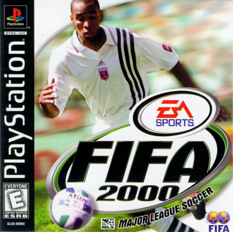 Front cover of FIFA 2000: Major League Soccer for PlayStation