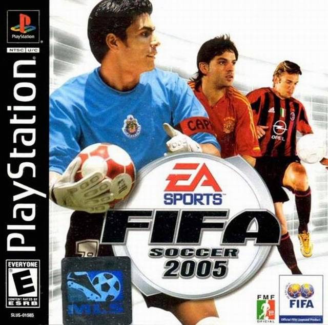 Front cover of FIFA Soccer 2005 for PlayStation