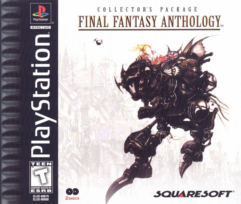 Front cover of Final Fantasy Anthology for PlayStation